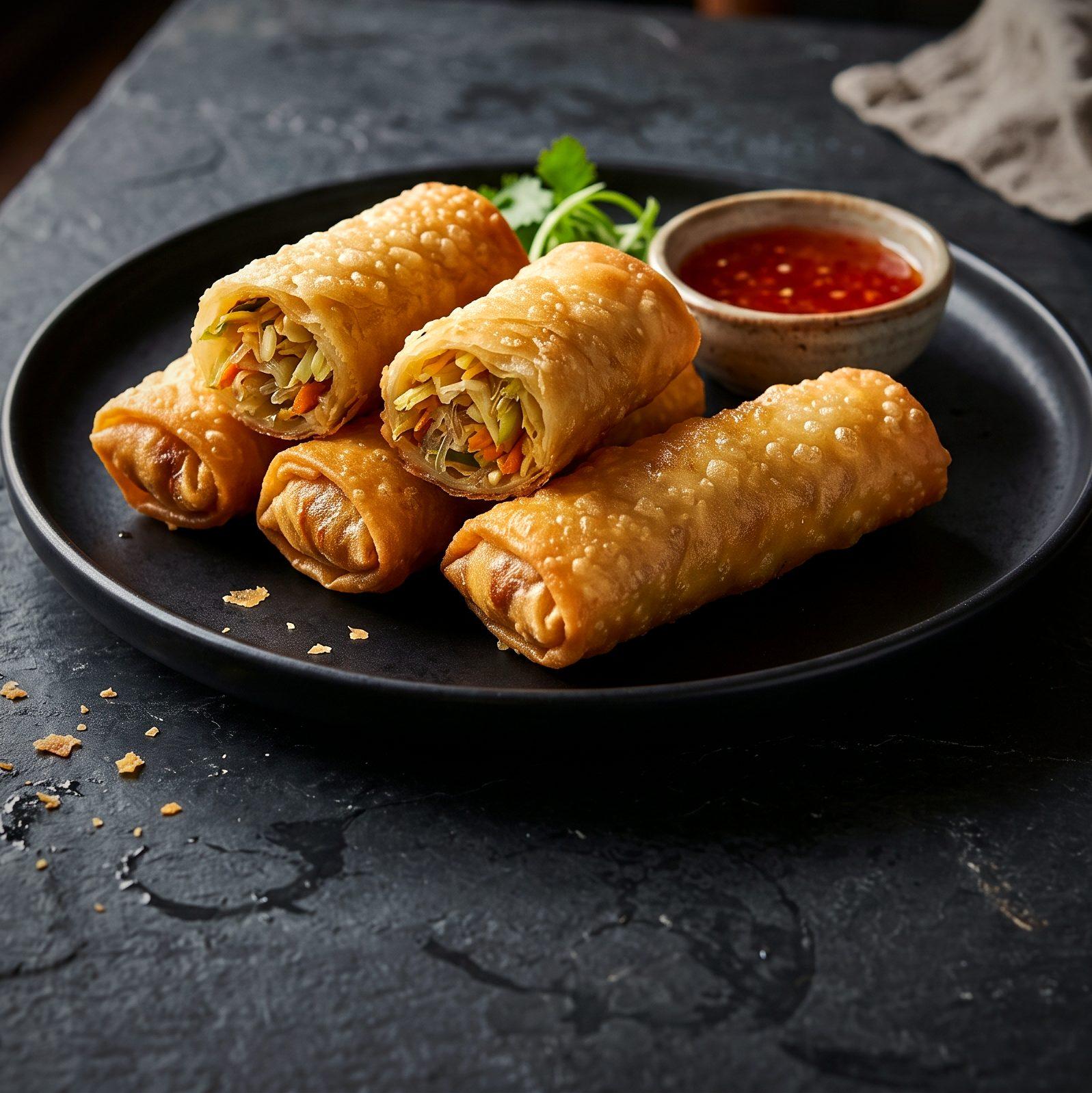 Spring Rolls (AI-generated illustration)