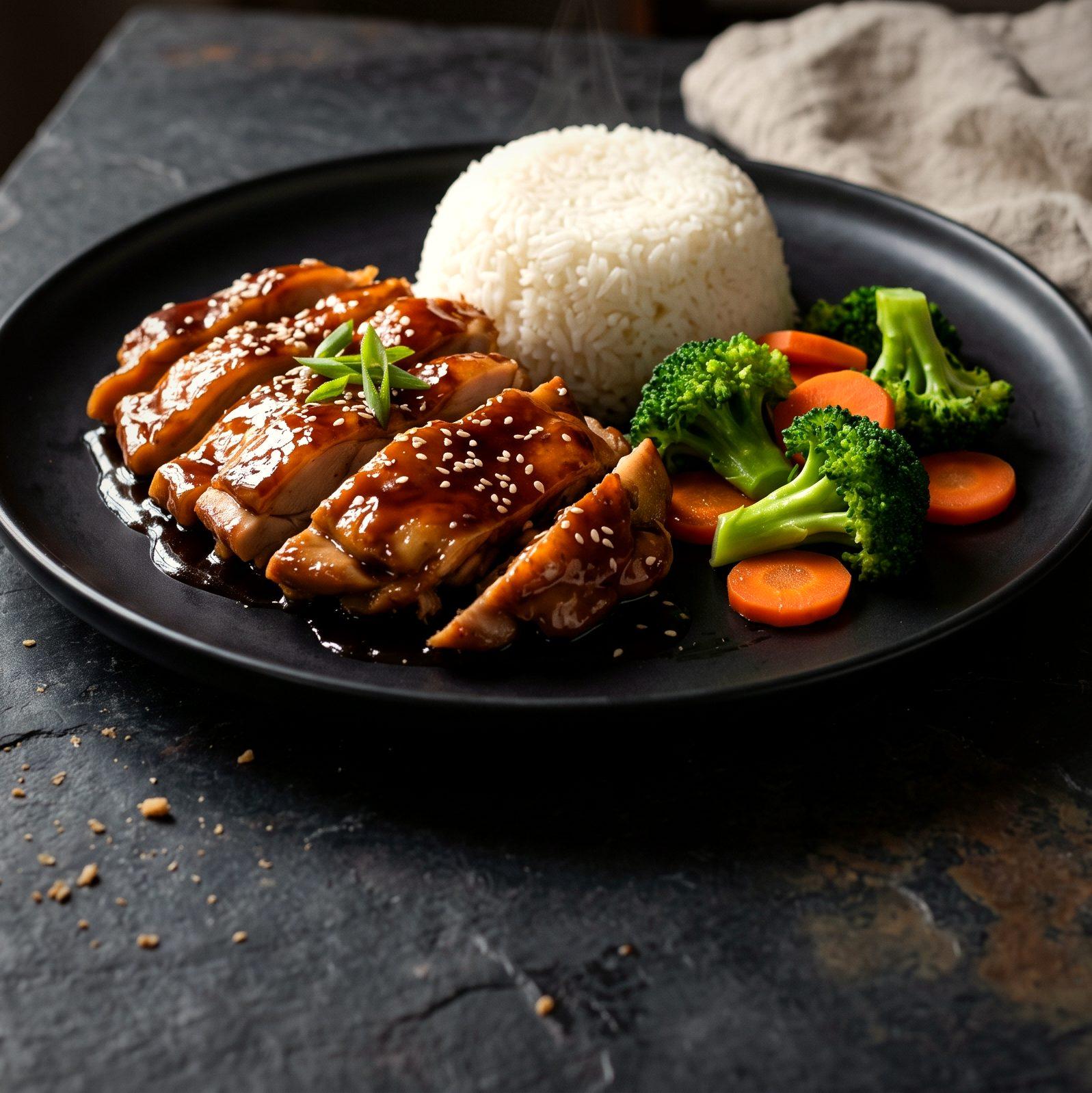 Chicken Teriyaki (AI-generated illustration)