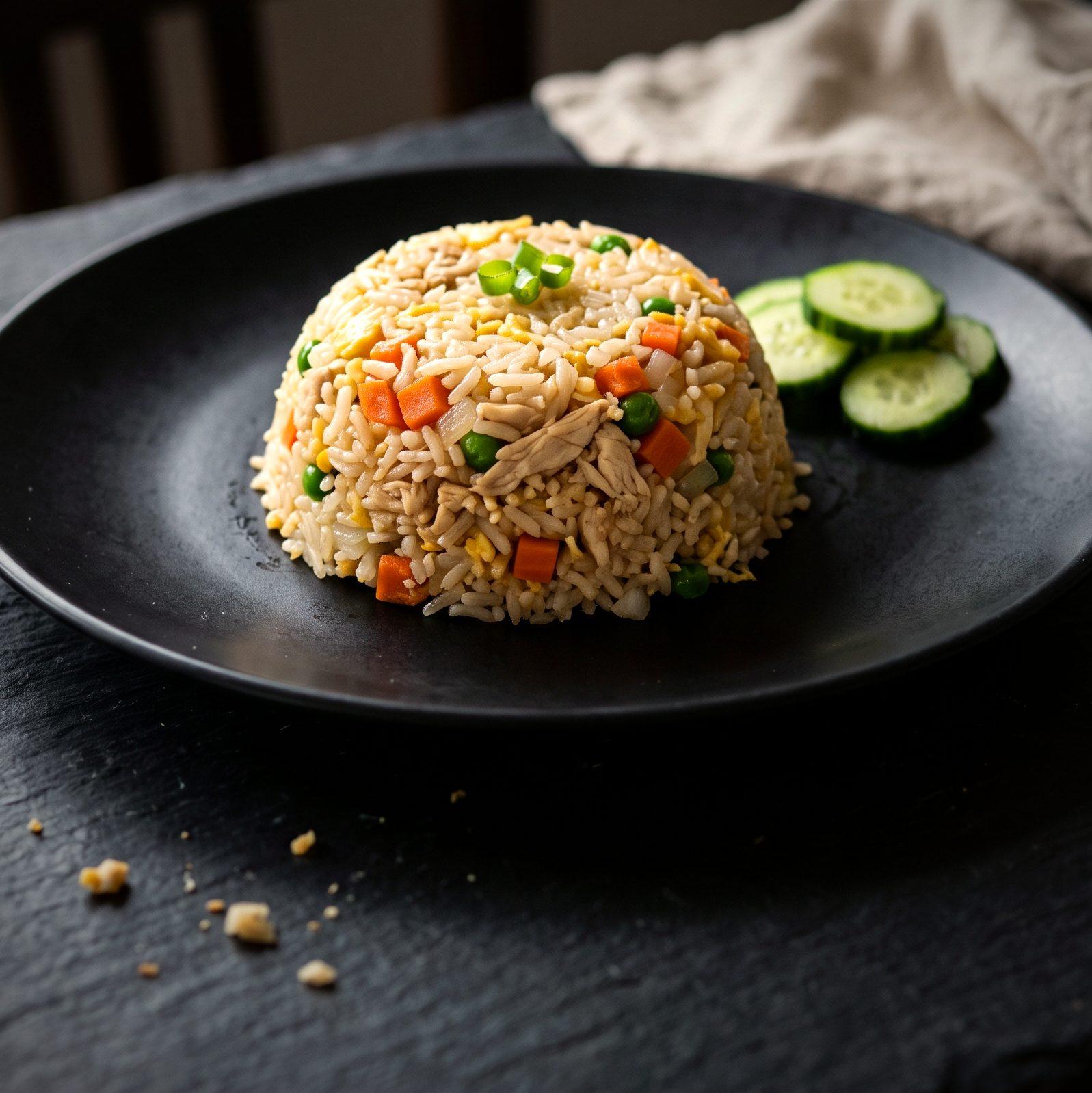 Thai Fried Rice, Chicken with Butter (AI-generated illustration)