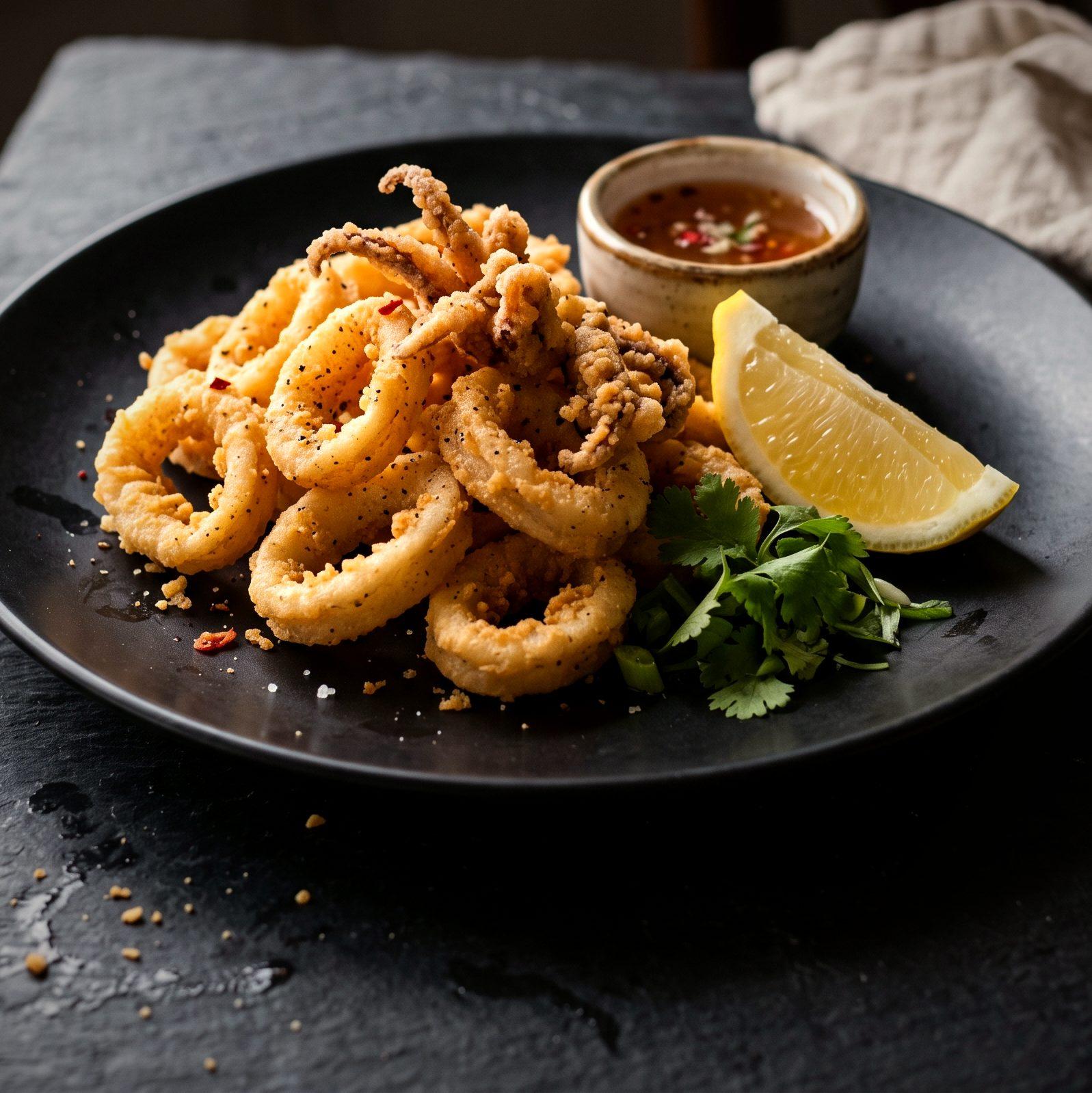 Calamari (AI-generated illustration)