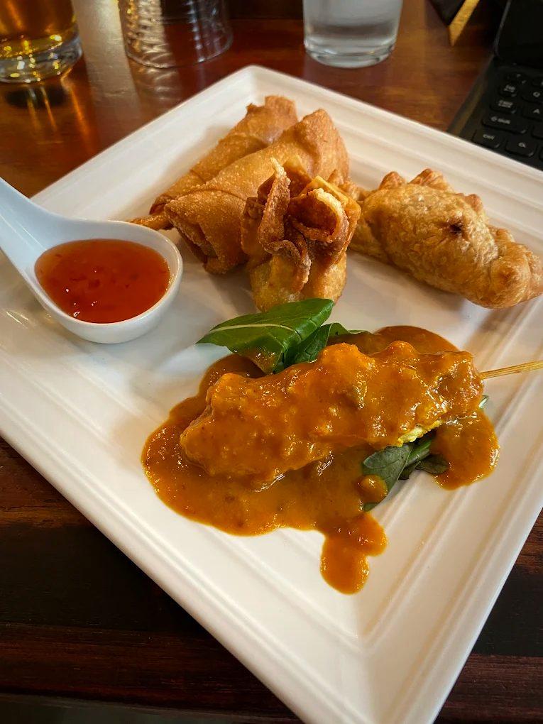 Mixed Thai appetizer platter